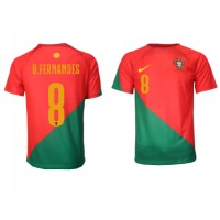 Portugal Bruno Fernandes #8 Domaci Dres SP 2022 Kratak Rukav